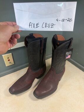 Custom Black Jack Giraffe 🦒 French Toe Boots 14EEE